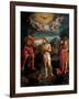 Baptism of Jesus Christ-Callisto Piazza-Framed Art Print