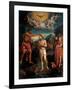 Baptism of Jesus Christ-Callisto Piazza-Framed Art Print