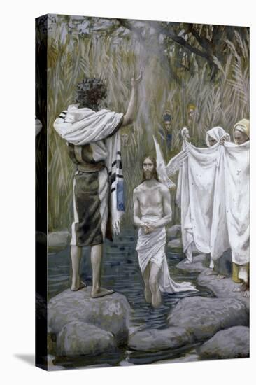 Baptism of Jesus-James Tissot-Stretched Canvas