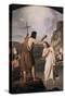 Baptism of Jesus-Johan Peter Raadsig-Stretched Canvas