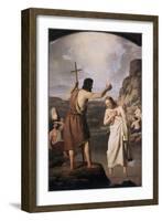 Baptism of Jesus-Johan Peter Raadsig-Framed Giclee Print
