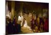 Baptism of Pocahontas Historic Art Print Poster-null-Mounted Poster