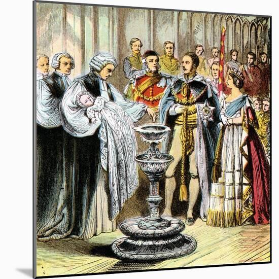 Baptism of Prince of Wales, 1842-null-Mounted Giclee Print