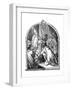 Baptism of Saxon Leader Widukind, 1840-Johann Jakob Kirchhoff-Framed Giclee Print