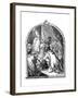 Baptism of Saxon Leader Widukind, 1840-Johann Jakob Kirchhoff-Framed Giclee Print