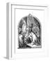 Baptism of Saxon Leader Widukind, 1840-Johann Jakob Kirchhoff-Framed Giclee Print