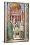 Baptism of St. Augustine, Detail from Stories of St. Augustine, 1465-Benozzo Gozzoli-Stretched Canvas