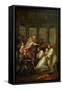 Baptism of St. Augustine-Louis De, The Younger Boulogne-Framed Stretched Canvas