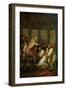 Baptism of St. Augustine-Louis De, The Younger Boulogne-Framed Giclee Print