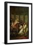 Baptism of St. Augustine-Louis De, The Younger Boulogne-Framed Giclee Print