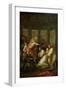 Baptism of St. Augustine-Louis De, The Younger Boulogne-Framed Giclee Print