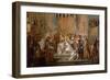 Baptism of the Dauphin Louis, Son of Louis XIV, Celebrated in the Saint-Germain-En-Laye, March 24-Joseph Christophe-Framed Giclee Print