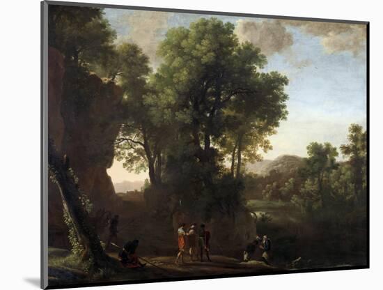 Baptism of the Eunuch-Herman Van Swanevelt-Mounted Art Print