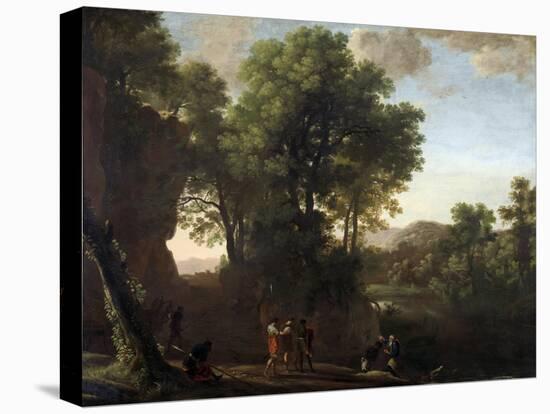 Baptism of the Eunuch-Herman Van Swanevelt-Stretched Canvas