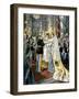 Baptism of the Grand Duchess Tatiana, Daughter of Nicholas II of Russia, 1897-null-Framed Giclee Print