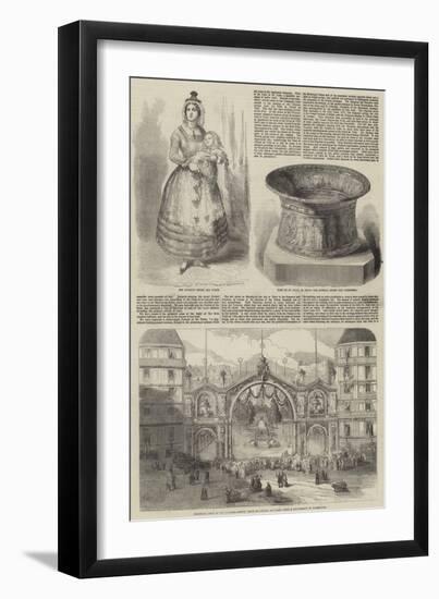 Baptism of the Prince Imperial-null-Framed Giclee Print