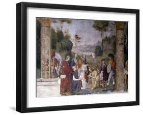 Baptism of Valerian, 1506-Amico Aspertini-Framed Giclee Print