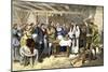 Baptism of Virginia Dare, the First English Child Born in the New World, Roanoke Colony, 1587-null-Mounted Giclee Print