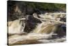 Baptism River Falls-johnsroad7-Stretched Canvas