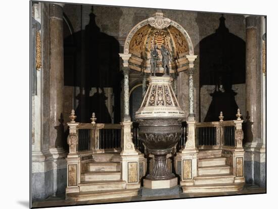 Baptismal Font, Cathedral of Santa Maria Assunta, Naples, Campania, Italy, 1618-null-Mounted Giclee Print