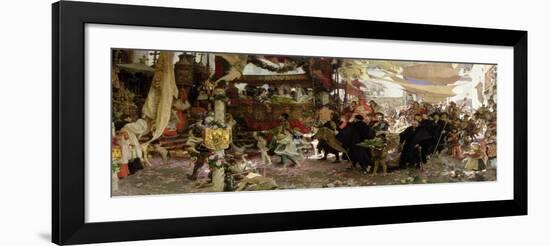 Baptismal Procession of Prince Juan in Seville-Francisco Pradilla Y Ortiz-Framed Giclee Print