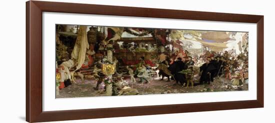 Baptismal Procession of Prince Juan in Seville-Francisco Pradilla Y Ortiz-Framed Giclee Print