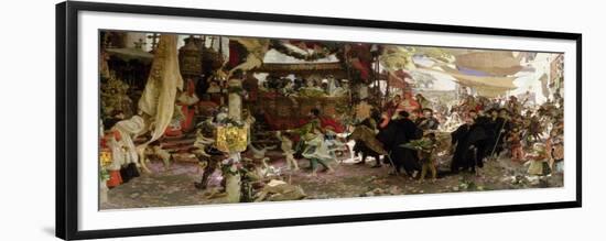 Baptismal Procession of Prince Juan in Seville-Francisco Pradilla Y Ortiz-Framed Giclee Print