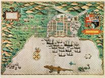 Santiago, Cape Verde, 1589-Baptista Boazio-Giclee Print