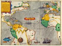 Santiago, Cape Verde, 1589-Baptista Boazio-Stretched Canvas