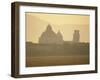 Baptistery, Duomo and the Leaning Tower in the Campo Dei Miracoli, Pisa, Tuscany, Italy-Gavin Hellier-Framed Photographic Print