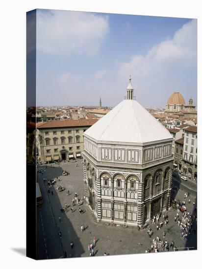 Baptistery, Duomo, Florence, Unesco World Heritage Site, Tuscany, Italy-Philip Craven-Stretched Canvas