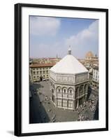 Baptistery, Duomo, Florence, Unesco World Heritage Site, Tuscany, Italy-Philip Craven-Framed Photographic Print