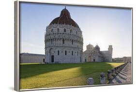 Baptistery, Duomo Santa Maria Assunta and the Leaning Tower, Piazza Dei Miracoli-Markus Lange-Framed Photographic Print