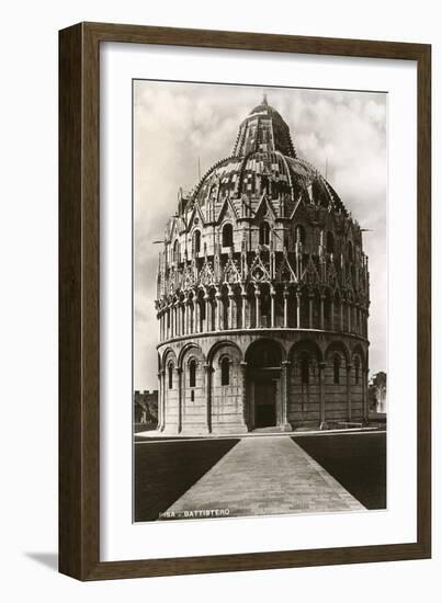 Baptistry, Pisa, Italy-null-Framed Art Print