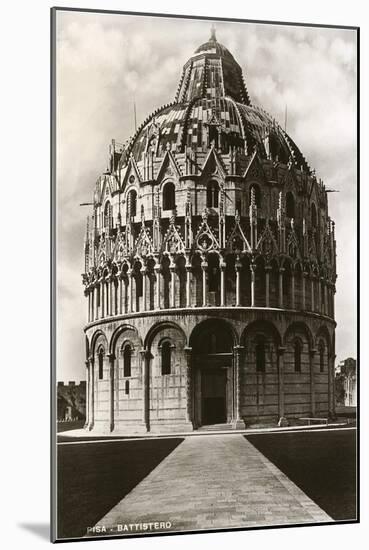 Baptistry, Pisa, Italy-null-Mounted Art Print