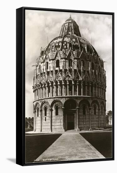 Baptistry, Pisa, Italy-null-Framed Stretched Canvas