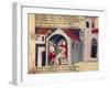 Baptizing an Infidel, Miniature from the Entree D'Espagne-null-Framed Giclee Print