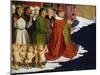 Baptizing Men and Children, Detail from Coronation of Virgin Altarpiece, 1454-Enguerrand Quarton-Mounted Giclee Print