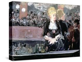 Bar at Folies Bergere, 1881-Edouard Manet-Stretched Canvas