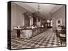 Bar at Gilsey House, Broadway and 29th Street, New York, 1900 or 1901-Byron Company-Stretched Canvas