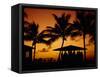 Bar at Sunset, Antigua, Caribbean, West Indies-Firecrest Pictures-Framed Stretched Canvas