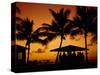 Bar at Sunset, Antigua, Caribbean, West Indies-Firecrest Pictures-Stretched Canvas