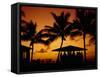 Bar at Sunset, Antigua, Caribbean, West Indies-Firecrest Pictures-Framed Stretched Canvas