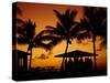 Bar at Sunset, Antigua, Caribbean, West Indies-Firecrest Pictures-Stretched Canvas