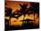 Bar at Sunset, Antigua, Caribbean, West Indies-Firecrest Pictures-Mounted Photographic Print