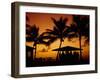 Bar at Sunset, Antigua, Caribbean, West Indies-Firecrest Pictures-Framed Photographic Print