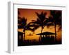 Bar at Sunset, Antigua, Caribbean, West Indies-Firecrest Pictures-Framed Photographic Print