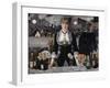 Bar at the Folies, Bergeres-Edouard Manet-Framed Giclee Print