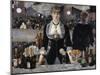 Bar at the Folies, Bergeres-Edouard Manet-Mounted Giclee Print