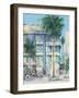 Bar Barbizo, Miami south Beach, 2020 (oil on canvas)-Andrew Hewkin-Framed Giclee Print
